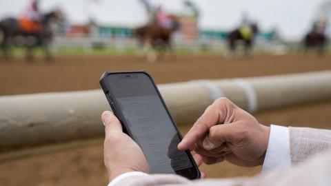 iphone in hand