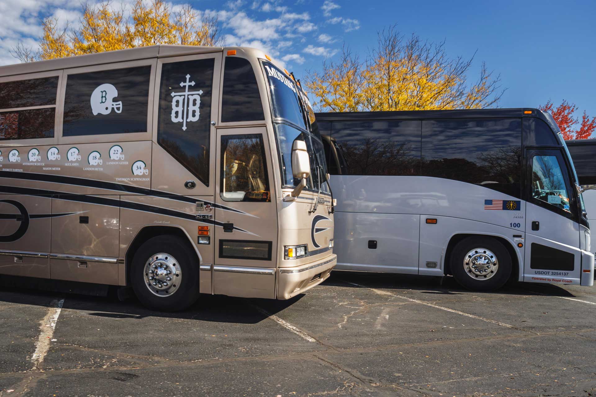 Bus parking